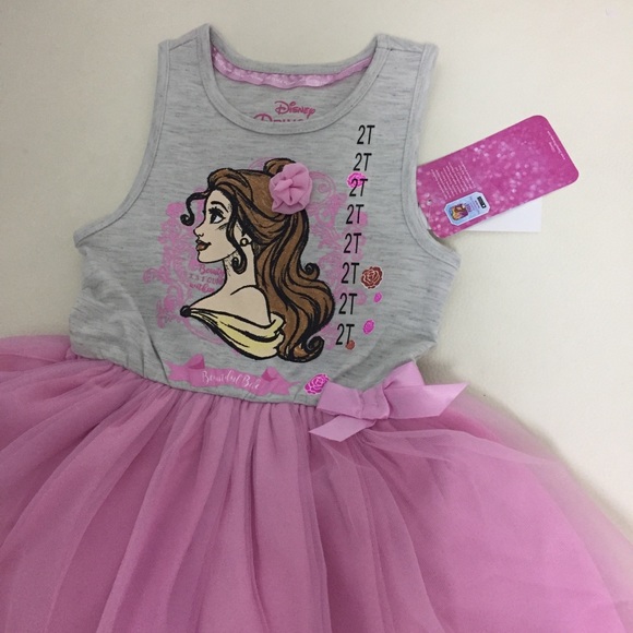Disney Princess Belle Cute Pink tutu dress - Picture 4 of 6